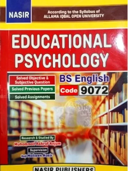 9072 - Educational Psychology - Buy AIOU Guide Books Online